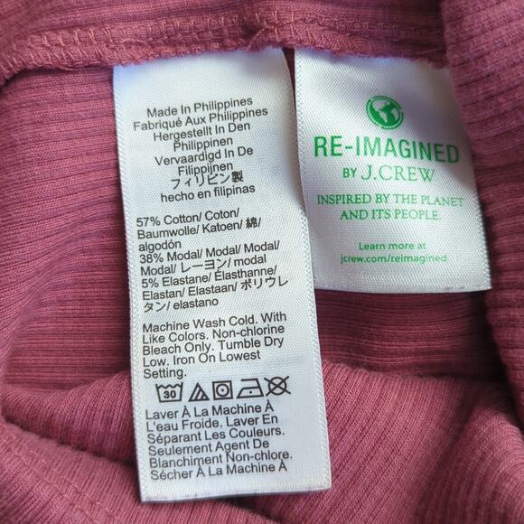 J Crew Modal Blend Stretchy High Neck Cropped Activewear Favorite Tank Top - Picture 4 of 4